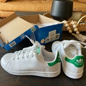 Adidas Stan Smith ‘White Green’ Leather Sneakers